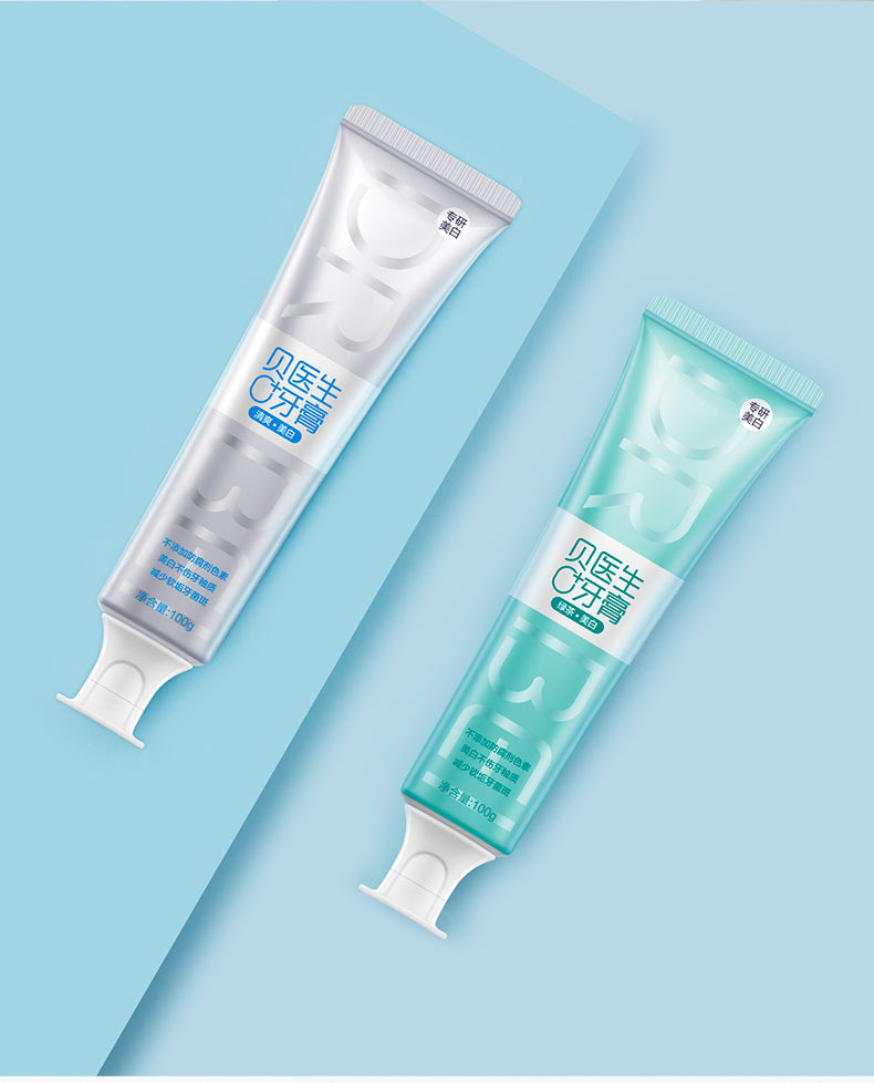 DR.BEI 0+ Whitening Toothpaste, 100g Xiaomi Youpin DR·BEI 0+ Whitening Toothpaste Pearly White for a Wide and Confident Smile Safe and Effective - Wistech Singapore