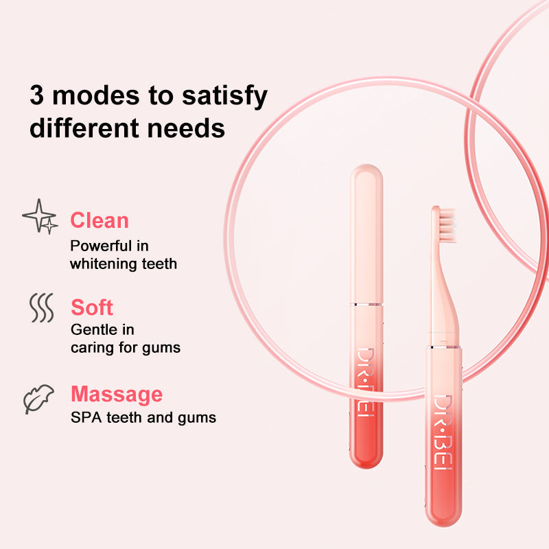 Xiaomi Dr.Bei Sonic Electric Toothbrush Q3 (Lipstick) - Wistech Singapore