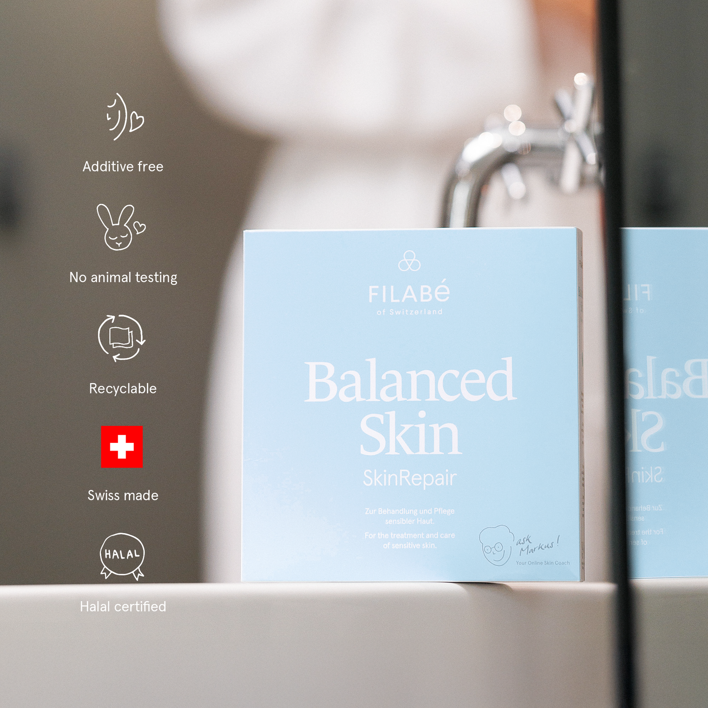 Filabé of Switzerland | BALANCED SKIN | Skincare for Sensitive Skin & Reduced Resistance | All Ages