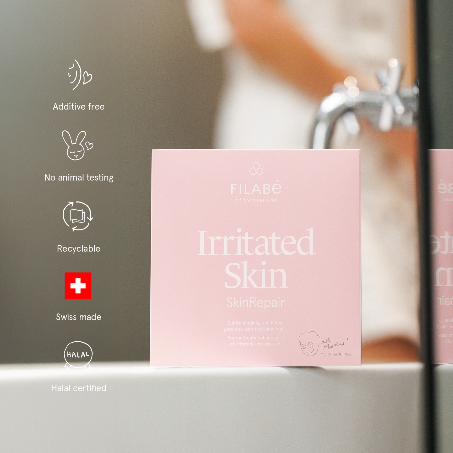 Filabé of Switzerland | IRRITATED SKIN | Skincare for Sensitive Skin, Dryness, Irritations | All Age