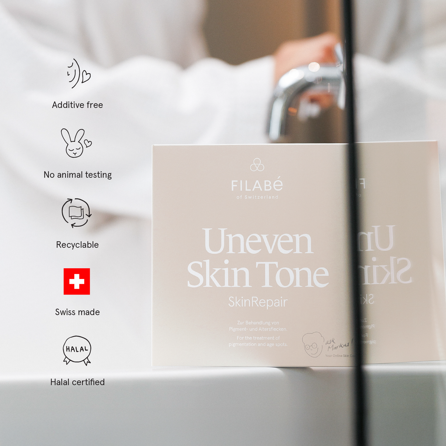 Filabé of Switzerland | UNEVEN SKIN | Skincare for Uneven Skin Tone & Pigmentation Issues, All Ages