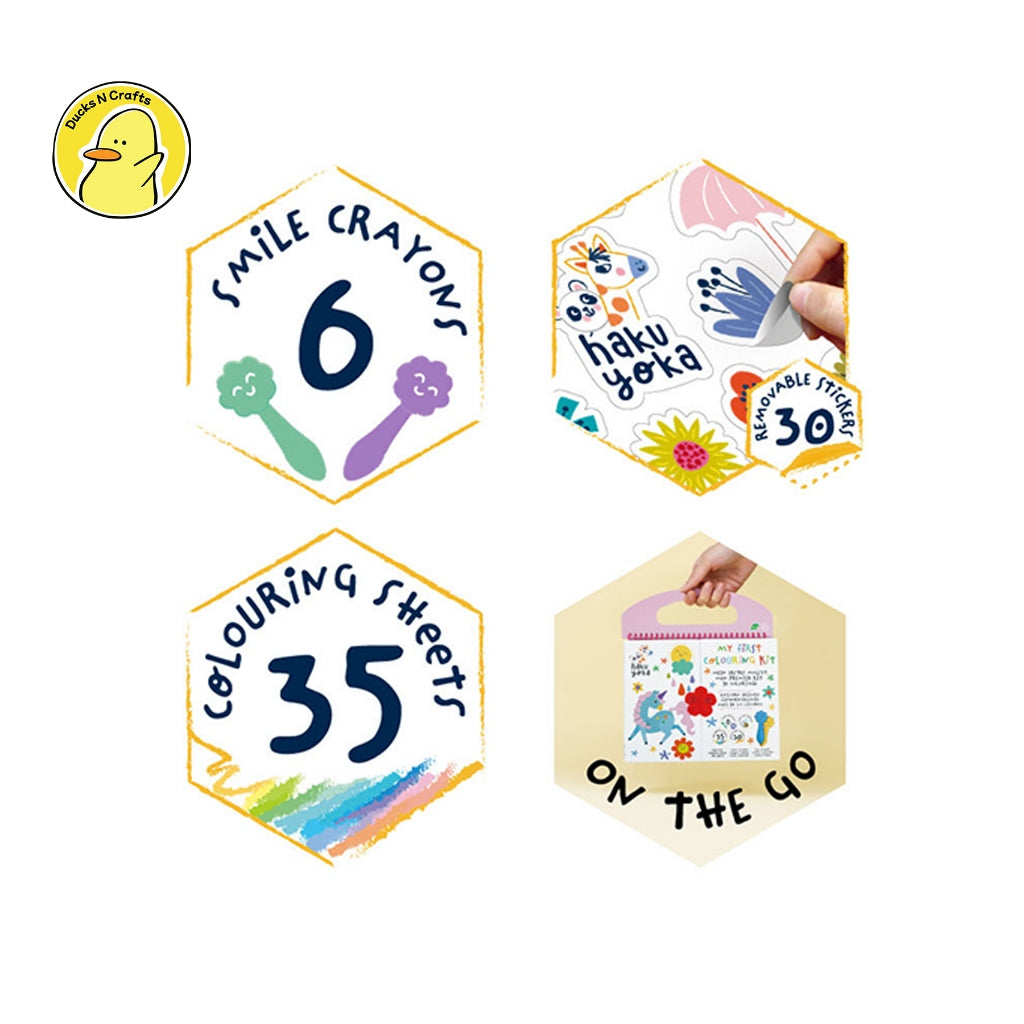 Haku Yoka-My First Colouring Kit