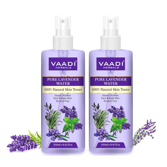 Lavender Water -100% Natural & Pure Skin Toner (2 x 250 ml / 8.5 fl oz)