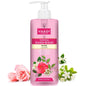 Hydrating Organic Rose & Jasmine Hand Wash - Deep Moisturizing Naturally Derived 100% Soap Free (250 ml / 8.5 fl oz )