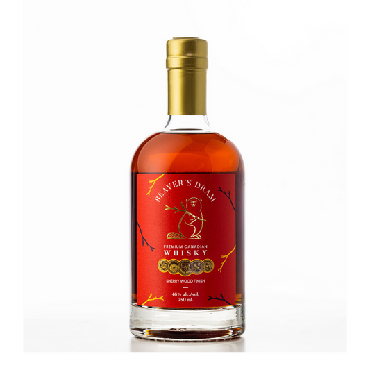 BEAVER'S DRAM - PREMIUM CANADIAN WHISKY - SHERRY WOOD FINISH