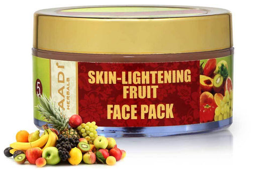 Skin Lightening Organic Fruit Face Pack - Anti Ageing Protects Skin from Sun & Pollution (70 gms / 2.5 oz)