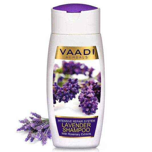 Intensive Repair Organic Lavender Shampoo with Rosemary Extract- Improves Hair Growth Ultra Nourishing (110 ml/ 4 fl oz)
