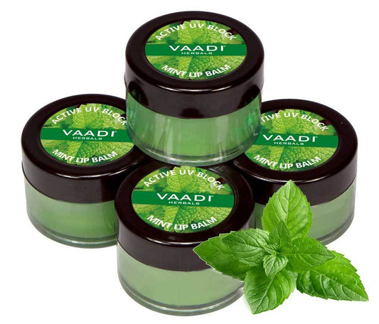 Ultra Moisturising Organic Mint Lip Balm - (4 x 10 gms / 0.4 oz)