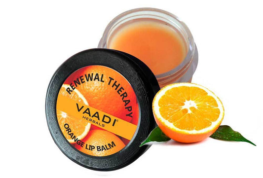 Organic Orange and Shea Butter Lip Balm - Lip Renewing Therapy (10 gms/0.4 oz)