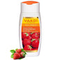 Organic Strawberry Scrub Moisturising Lotion with Walnut Grains- Lightens Skin Tone Reduces Pigmentation - Removes Dead Cells (110 ml/ 4 fl oz)