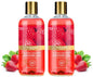 Blushing Organic Strawberry Shower Gel - Skin Firming Therapy - Enhances Collagen (2 x 300 ml / 10.2 fl oz)